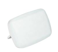 Limtula Portable ABS 4 Slot 21700 Battery Holder Case Cover, White | Compacted ABS Housing Holds 4 Cells for Outdoor Lighting and Charging with LED Light Function for Travel
