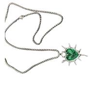 Limtula Portable and Sturdy Thorn Heart Necklace Versatile Fashion Statement Jewelry Accessory for Trendy Women Everyday Wear Alloy Rhinestones Necklace