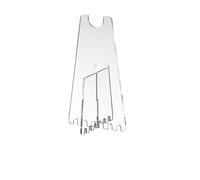 Limtula Portable Bike Holder Clear Acrylic Bicycles Floor Stand Display Repair Rack Cycling Accessories Easy to Use Portable Bicycles