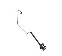 Limtula Portable Campsite Light Holder with Clamp Mount, Black Metal for Picnic Table Lighting During Outdoor Travel Camp Hanger Camp Table Light Stand Desk Clamp Lamp Holder Portable