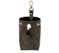Limtula Portable Dog Reward Pouch with Fast Open-Top, Army Green | Flexible Fabric Body, Drawstring Closure, Clip-on Attachment, Reinforced Stitching for Dog Walks Training