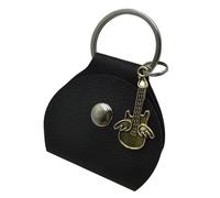 Limtula Portable Guitar Pick Box Protective Holder Storage Case Bag Practical Container PU Texture Pick Pouch