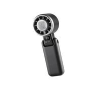 Limtula Portable Hand Fan with Cooling Touch Center, Digital Screen Controls, Compact ABS Build for Travel Heat Relief Portable Handheld Fan Cooling Device Touch Pad Digital Display Commute Desk Walk