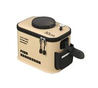 Limtula Portable Integrated Fish Bucket Live Box Folding with Handle Fishing Tackle Live Fishing Baits Container