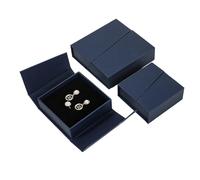 Limtula Portable Jewelry Storage Box with Double Flipped, Blue S | Double Flipped Lid with Closure for Travel and Daily Storage, Jewelry Accessory Storage Solution for Small