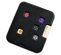 Limtula Portable Number Card Mechanical Press Game Tool, Pocket Board Game Accessory for Desk Play and Travel Use Rounds Stress Relief Die Toy