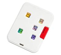 Limtula Portable Number Card Mechanical Press Game Tool, Pocket Board Game Accessory for Desk Play and Travel Use Rounds Stress Relief Die Toy
