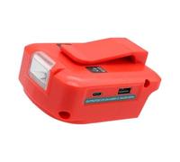 Limtula Portable Power Adapter, MWK | USB-a + Type-C Charging, LED Work Light, Clip Carry Design, Cordless Backup Energy