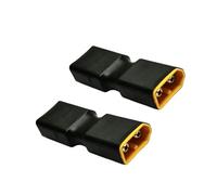 Limtula Power Connector Conversion Adapter for Battery Power Linking, B | Straight Plug Structure, Black Covered Housing, Equipment Use
