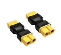 Limtula Power Connector Conversion Adapter for Battery Power Linking, D | Straight Plug Structure, Black Covered Housing, Equipment Use