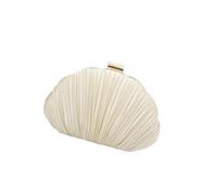 Limtula Purses Handbags Crossbody Shoulder Bag | Seashells Clutches Purses for Women, Pleated Clutches Bags with Chain, Crossbody Shoulder Bag, Formal Party Evening