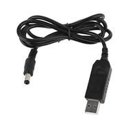 Limtula QC3.0 USB To 12V 1.5A 5.5x2.1mm Step Up Line Converter Cable For WiFi Router LED USB Data Cable Lead Splitte Profession Cord Voltage Converter Step-down Radio Clock