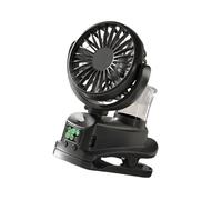 Limtula Quiet Fan USB Clip on Fan Portable Table Bedside 4 Speed Setting Suitable for Bedroom and School Use Outdoor Camping