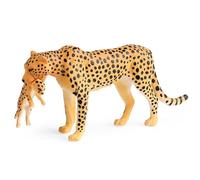Limtula Realistic Cheetah with Baby Figurine Perfect for Home Decorative Display Savannah Figure Elaborate Photo Props Animal Figurine Toy