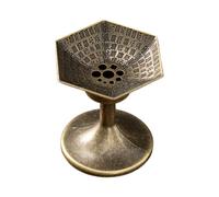 Limtula Removable Cup Scent Stick Holder 9-Hole Zinc Alloy Pedestal Stand for Study Desk Tea Corner Bedroom Home Display Accent