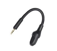 Limtula Replacement Boom Microphone for V2 Gaming Headsets | Flexible Gooseneck, 3.5 Mm Stepped Plug, Black Mesh Head, Voice Chat Use