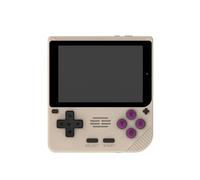 Limtula Retro Gaming Console 3.5 Inch IPS Screen, Khaki 64G | Emulator Ready for Home Downtime Commute Moments Portable