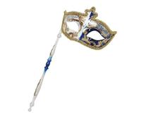 Limtula Retro Musical Note Masquerade Halloween Costume With Holding Stick Party Mardi Gras Venetians