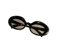 Limtula Retro Oval Shades Full-Frame Statement Eyewear | Lightweight Fashion Sunglasses for Street-Style Photos, Travel