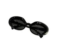 Limtula Retro Oval Shades Full-Frame Statement Eyewear | Lightweight Fashion Sunglasses for Street-Style Photos, Travel