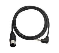 Limtula Right Angled 3.5mm to DIN5P 5Pin Cable Housing Integrity for Auditory Adapter Cable with L Shaped Connector