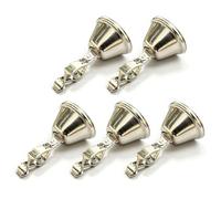 Limtula Rod Bells Set of 5 with Rod Mount, Shore Angling Use | Rod Tip Notice, Spring Hold, Shore Watch, Night Fishing Alert, Outdoor Travel and Tackle Carry