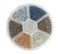 Limtula Round Bead Head Balls for Jigs Hook Fishing Fly Tying Materials, 1 Box of Slotted Beads for, Set Slotted for