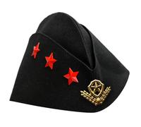 Limtula Sailors Captain ' s Caps Stewardess Pillbox Hat Perfect for Role Play Lovers and Themed Event Halloween Role Play Breathable Dance Caps Costume Hat
