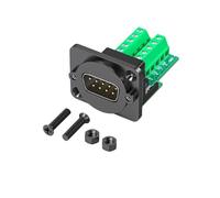 Limtula Screw Mount DB9Pin HDB15 VGA Interfaces Module Copper Pins for Stable Connection Without Welding