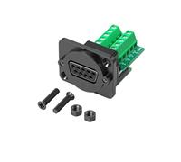 Limtula Screw Mount DB9Pin HDB15 VGA Interfaces Module Copper Pins for Stable Connection Without Welding