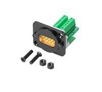 Limtula Screw Mount DB9Pin HDB15 VGA Interfaces Module Copper Pins for Stable Connection Without Welding