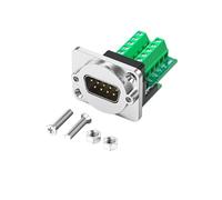 Limtula Screw Mount DB9Pin HDB15 VGA Interfaces Module Copper Pins for Stable Connection Without Welding