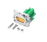 Limtula Screw Mount DB9Pin HDB15 VGA Interfaces Module Copper Pins for Stable Connection Without Welding