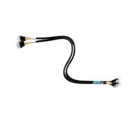 Limtula SFF-8654 8I Storage Backplane Cable 65CM Braided Assembly, Straight Plugs for Internal Equipment Service, Organized Routing, Protective End Covers
