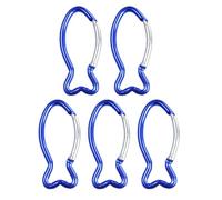Limtula Shape Climbing Buckles, Spring Hook Carabiner Clip | Metal Locking Spring Hook Carabiner Clip for Camping Fishing Hiking Traveling Outdoor Keychain Hook Clip