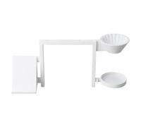 Limtula Side Mount Coffee Storage Organizer, White | Modular Layout, Compatible with XBloom Studio, Filter Holder Tray Panel Access
