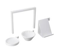 Limtula Side Mount Coffee Storage Organizer, White | Modular Layout, Compatible with XBloom Studio, Filter Holder Tray Panel Access