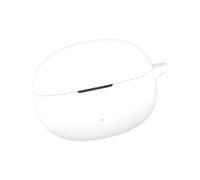 Limtula Silicone Earbud Charging Case Cover with Full Shell Design, White | Side Loop, Front Light Window, Specific Fit for Daily Carry