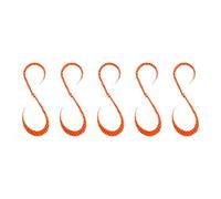 Limtula Silicone Fishing Strips for Jig | 11 Cm Curled Tail Skirt, 5 Piece Pack, Tackle Builders, Users