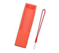 Limtula Silicone Remote Cover with Textured Grip, Red | Wrist Strap, Open Button Window, Soft Sleeve for TC9012 Household Viewing Use
