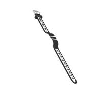 Limtula Silicone Wrist Strap for Hume Band, Black and white | Secure Pin Buckle, Keeper Pieces, Stable Routine Wear