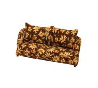 Limtula Simulation Miniature Couch Model Figurine 1/12 Doll House Furniture for Kids Role Playing Game and Model Display Project Doll House Accessories