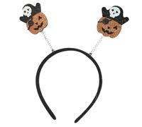 Limtula Skull Pumpkin Hairhoop Festival Headband Halloween Dress Up Costume Headpiece Theme Party Headband Adult Holiday Props