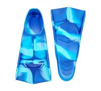 Limtula Snorkeling Swim Flippers Pool Practice | Silicone Closed Foot Fins Short Fin Grip Base Adults Teens Travel Gear