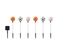 Limtula Solar Pathway Light Football/Basketball/Baseball Shape, A