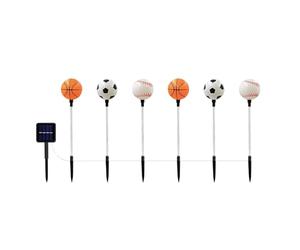 Limtula Solar Pathway Light Football/Basketball/Baseball Shape, A