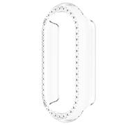Limtula Sparkling Tempereds Glass PC Cutout Protective Case Shell Indoor Outdoor Use Suitable for Band 9 / 9NFC Smartwatch Stylish Indoor Outdoor Use