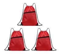 Limtula Sports Backpack for Gym and Swim Gear Carry, Oxford Bag with Front Zipper Pocket Storage Space Workout Backpack Training Bag Swim Practice Front Zip Pocket Oxford Drawstring Pack Daily Gym