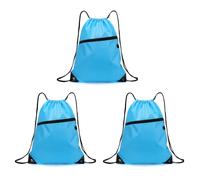 Limtula Sports Backpack for Gym and Swim Gear Carry, Oxford Bag with Front Zipper Pocket Storage Space Workout Backpack Training Bag Swim Practice Front Zip Pocket Oxford Drawstring Pack Daily Gym