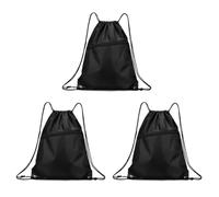 Limtula Sports Backpack for Gym and Swim Gear Carry, Oxford Bag with Front Zipper Pocket Storage Space Workout Backpack Training Bag Swim Practice Front Zip Pocket Oxford Drawstring Pack Daily Gym